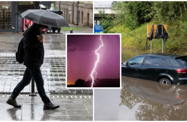 Audros smogs net šešiems Lietuvos regionams: gyventojams primenama, kur perkūnijos metu slėptis pavojingiausia