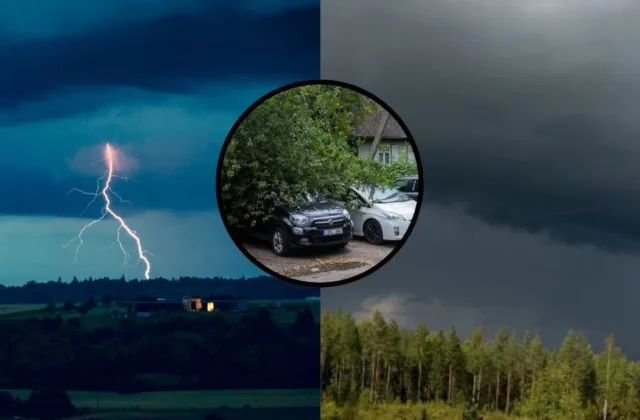 Šiluma traukiasi: Lietuvą netrukus užlies lietūs, vėjas ir perkūnija