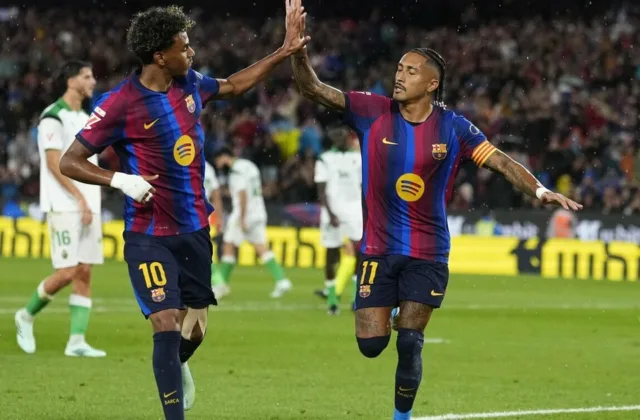 Barcelona“ surengė tikrą įvarčių šou: pergalę apkartino vartininko klaida