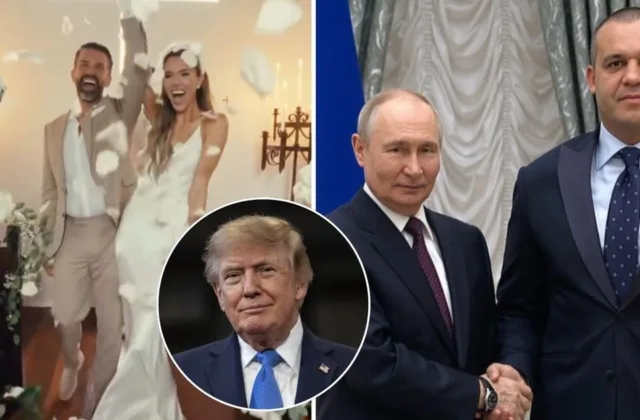 Prabangias Trumpo sūnaus vestuves apmokėjo Putino apdovanotas veikėjas: Bahamose netrūko fejerverkų