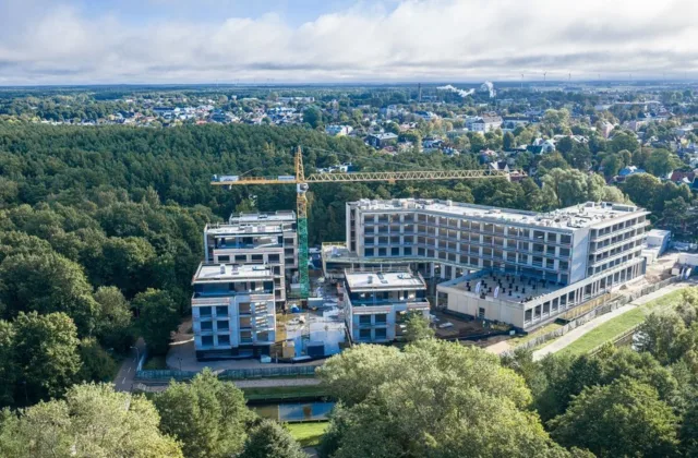 Palangoje vainikas jau iškeltas: kada duris atvers naujasis „Marriott“ kompleksas
